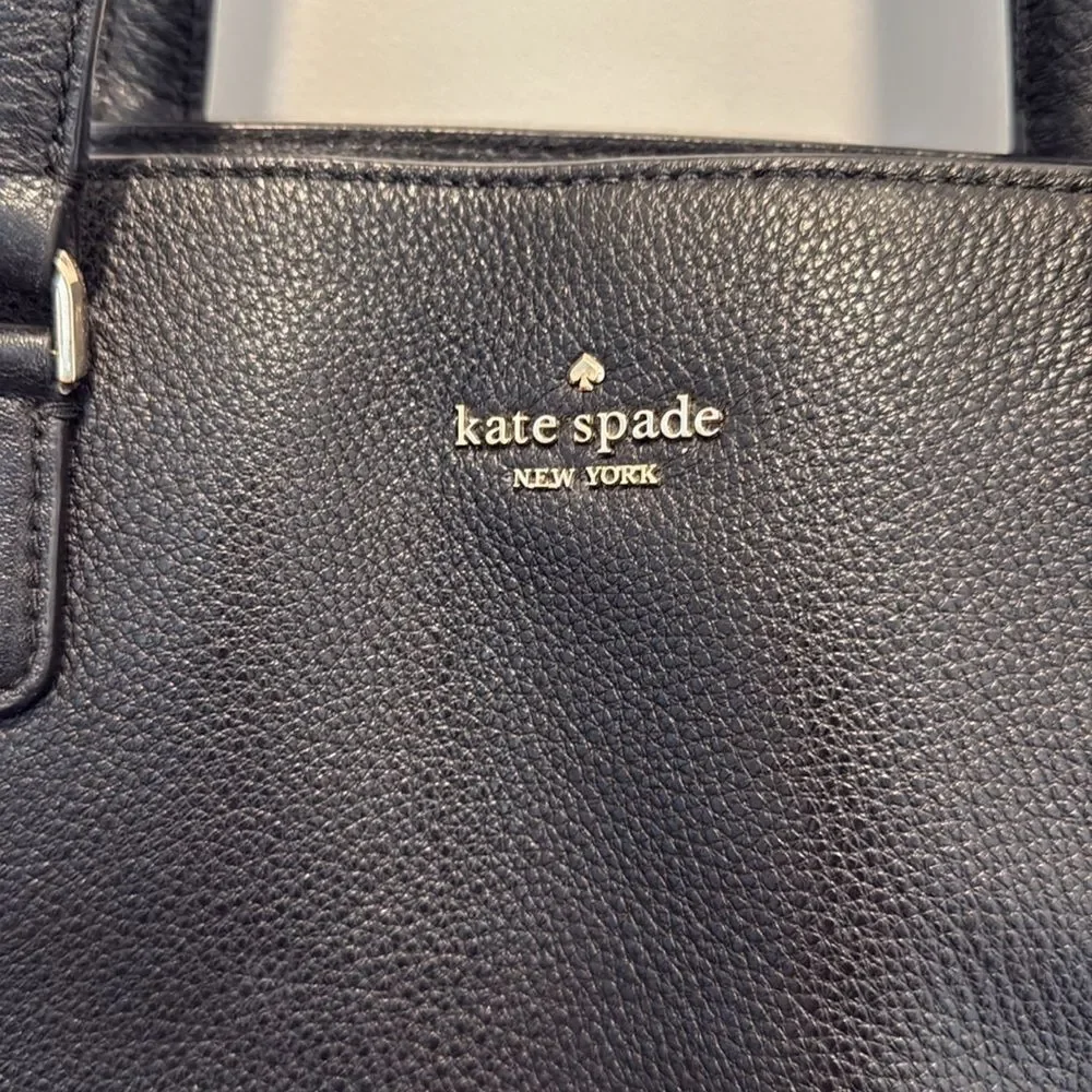 Kate Spade Soft Pebbled Leather Medium Sized Tote with Soft Pebbled Wallet